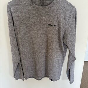 Patagonia Heather Gray Crewneck Top